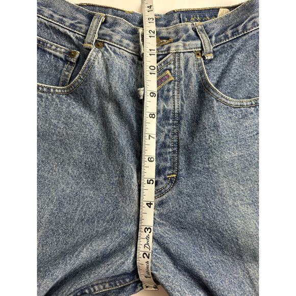 Vintage Lawman Jeans Size 7 27x32 Western Cowgirl Rodeo Button Fly Tapered Mom - Picture 10 of 15